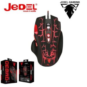 Jedel Souris gamer GM830 8D USB 3200 dpi 7 Boutons LED RGB