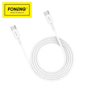 Foneng X55 Câble USB-C vers USB-C 60W 2m blanc